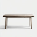 Tavolo da pranzo 180×90×76 cm - legno massello marrone - design essenziale