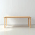 Tavolo da pranzo 200×85×75 cm - legno chiaro - stile minimal per sala da pranzo